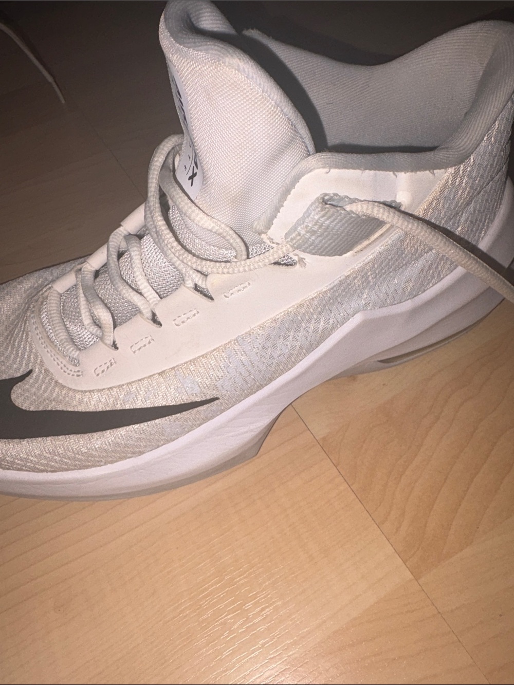 Nike Men's Air Max Infuriate Basketball Sneakers Size 8 Black Swoosh - Picture 7 of 9